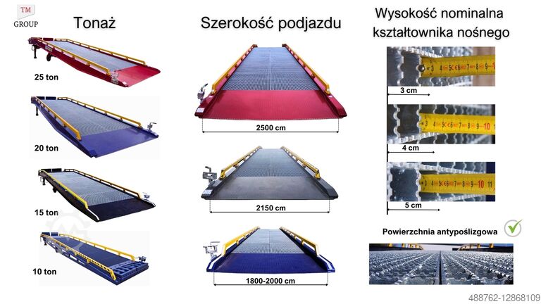 MOBILE LOADING RAMP 2M 10TON TM-Group 