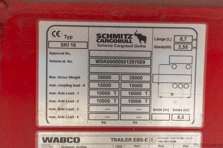 Tipper SCHMITZ SKI18-ALU-29M3