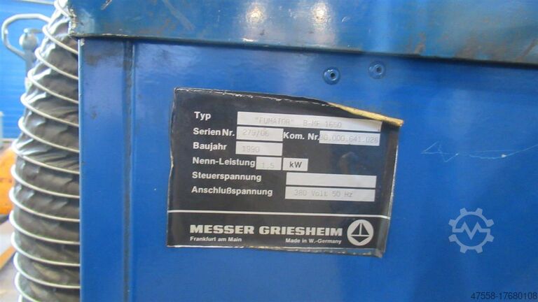 Schweißrauchabsaugung MESSER GRIESHEIM Fumator B-MF 1650
