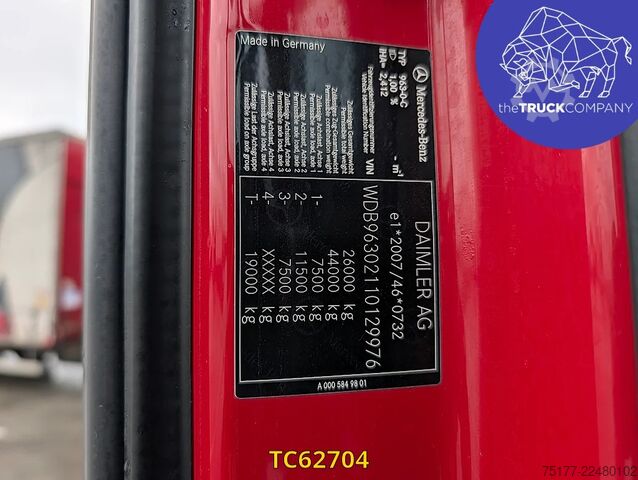 Sliding tarpaulin Mercedes-Benz 2548