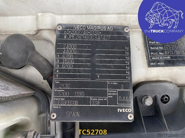 Sliding tarpaulin Iveco Stralis