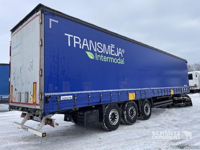 Open semitrailer with tarp Schmitz Cargobull Semitrailer Curtainsider Standard