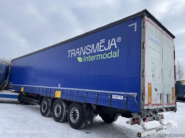 Open semitrailer with tarp Schmitz Cargobull Semitrailer Curtainsider Standard