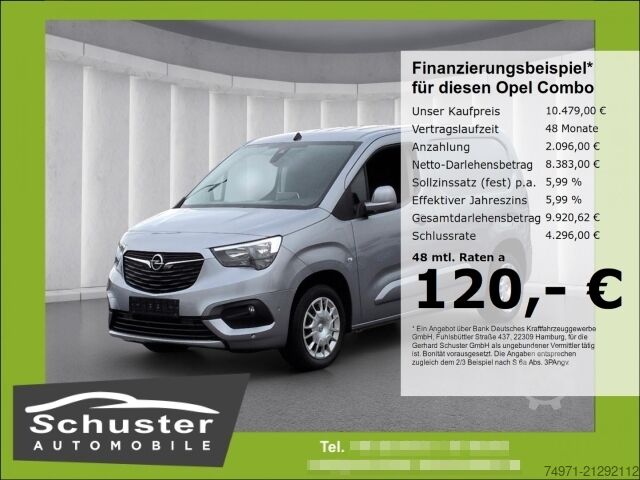 Kastenwagen Opel Combo Cargo Edition 1.5D*Tempo SHZ PDCv+h Blueto