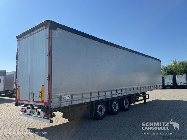 Open semitrailer with tarp Schmitz Cargobull Curtainsider Mega