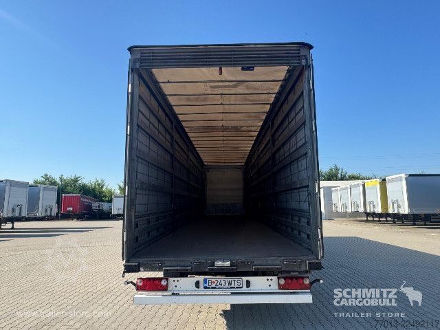 Open semitrailer with tarp Schmitz Cargobull Curtainsider Mega