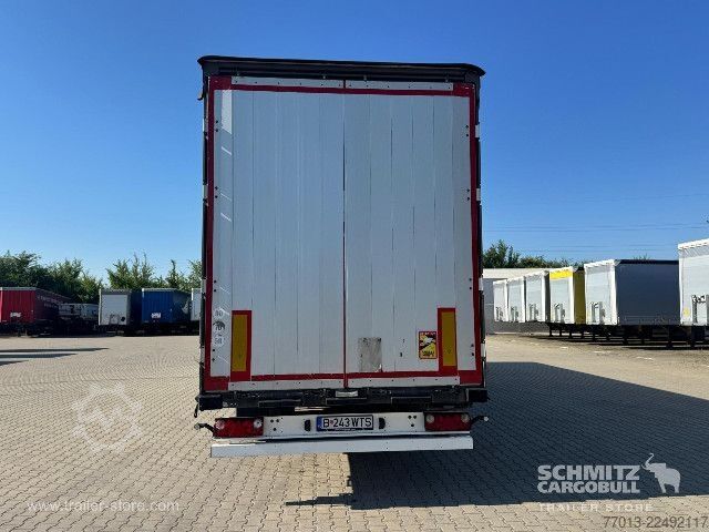 Open semitrailer with tarp Schmitz Cargobull Curtainsider Mega