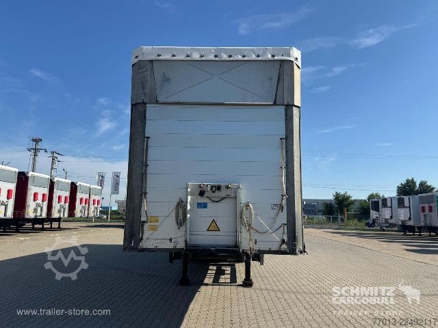 Open semitrailer with tarp Schmitz Cargobull Curtainsider Mega
