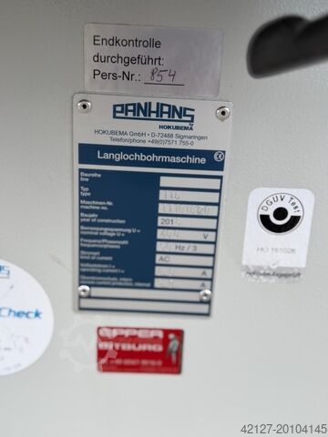 Langlochbohrmaschine Panhans 116/10
