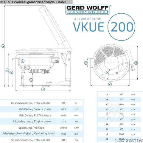Slip Grinding Machine GERD WOLFF VKUE 200