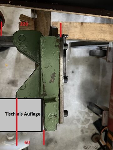 Shears for punching strips Linde