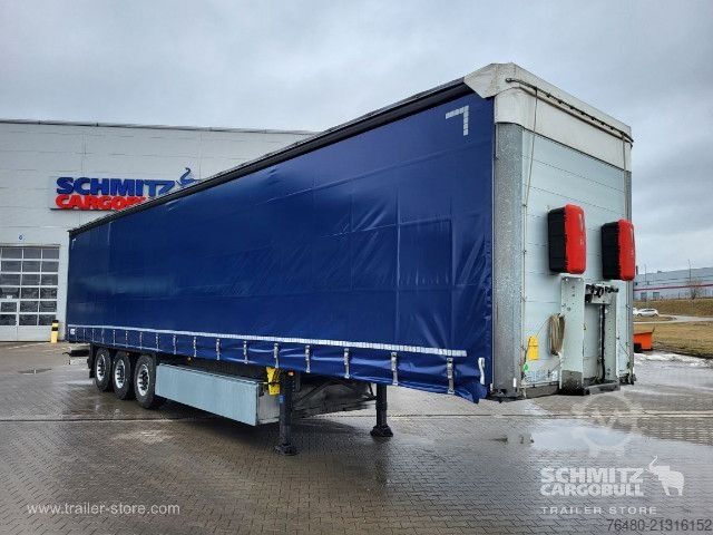 Auflieger mit Pritsche & Plane Schmitz Cargobull Schiebeplane Standard