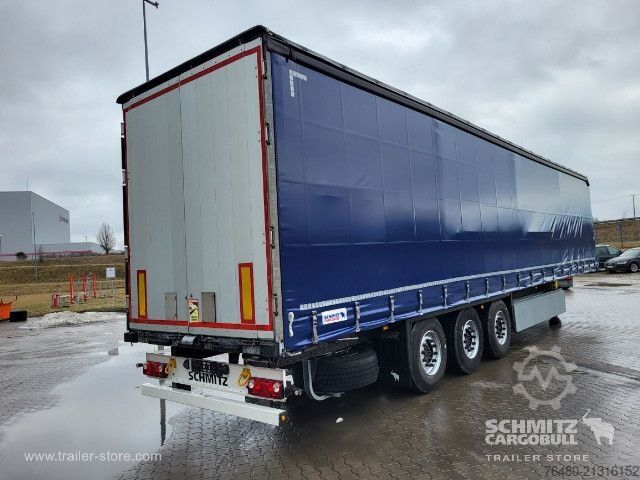 Auflieger mit Pritsche & Plane Schmitz Cargobull Schiebeplane Standard