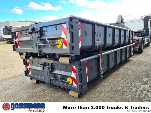 Roll-off container  Abrollcontainer mit Flügeltür ca. 13m³,