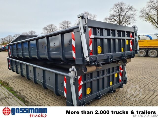 Roll-off container  Abrollcontainer mit Klappe ca. 12m³, überfahrbar