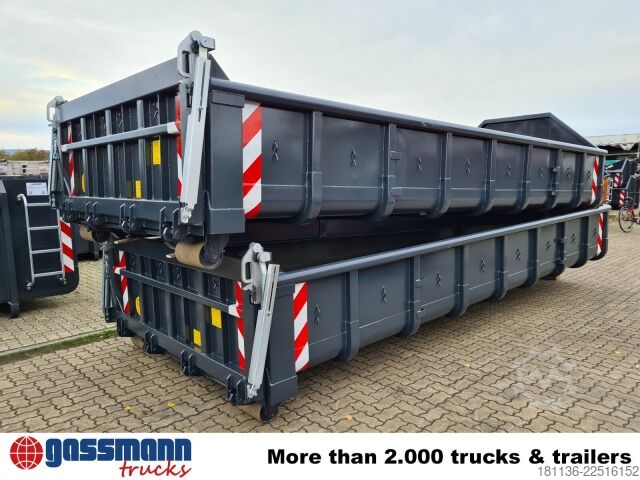 Roll-off container  Abrollcontainer mit Klappe ca. 12m³, überfahrbar