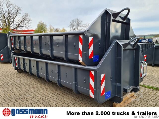 Roll-off container  Abrollcontainer mit Klappe ca. 12m³, überfahrbar
