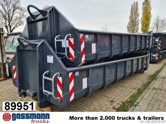Roll-off container  Abrollcontainer mit Klappe ca. 12m³, überfahrbar