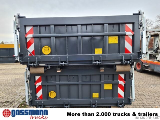 Roll-off container  Abrollcontainer mit Klappe ca. 12m³, überfahrbar
