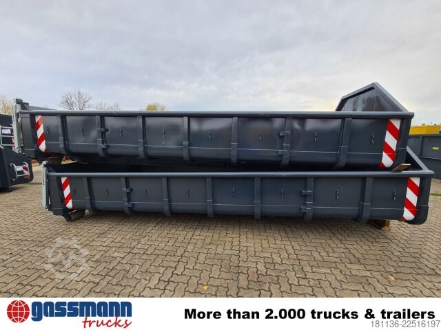 Roll-off container  Abrollcontainer mit Klappe ca. 13m³, überfahrbar