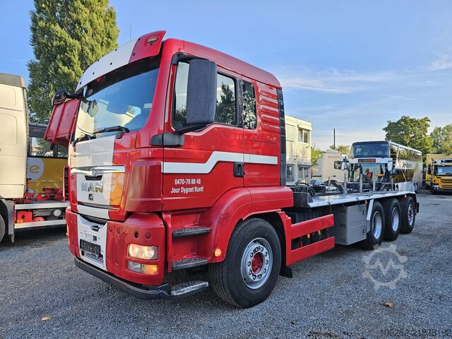 Truck chassis MAN TGS 35.440 8X4-4BL Lift+Lenk Manual PTO