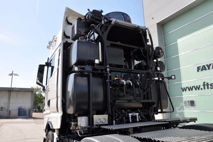 Schwerlast LKW/SZM MAN TGX 41.640 8x4 WSK BB, 250 to push pull, Hydr.