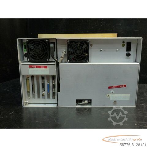 Component Leukhardt LS-IC 701 / 486DX-33C Industrierechner mit Bildschirm und Tastatur