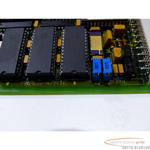 Component  Liebherr B 814 8000 AKAGS Karte SN HO065