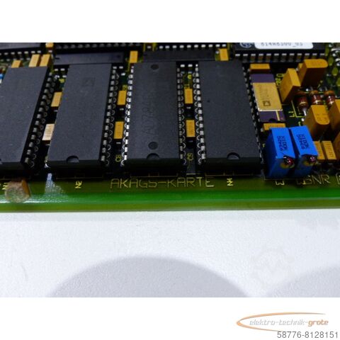 Component Liebherr B 814C8000-01 AKAGS Karte SN HO061