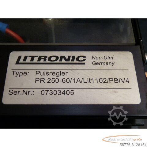 Component Litronic PR 250-60/1A/Lit 1102/PB/V4 Pulsregler