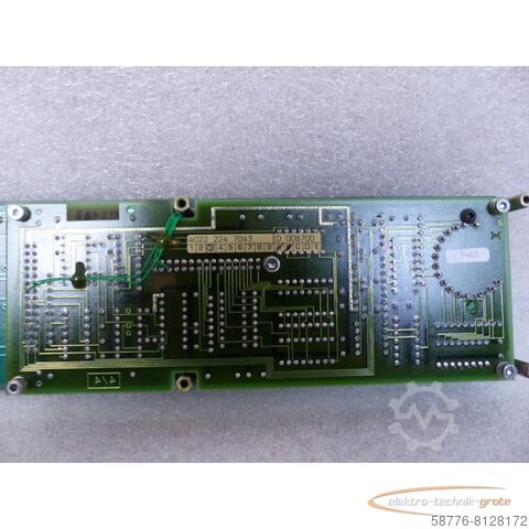 Component MAHO Maho 4022 224 7043 Steuerplatine mit 1351-010-02 Touch Panel