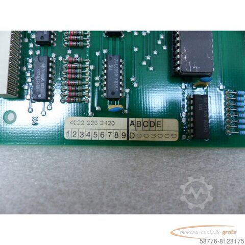 Component MAHO Maho 4022 226 3420 Platine