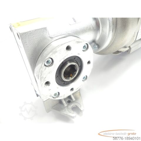 Rexroth motor Rexroth MNR: 3 842 547 991 Motor 3842548302 SN:B17320370 + Aufsteckgetriebe