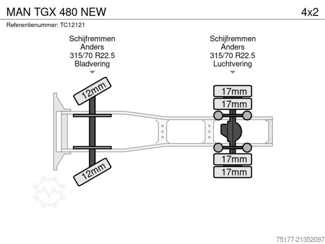 Standard-SZM MAN TGX 480 NEW