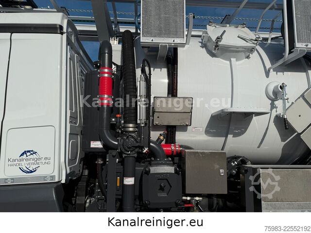 Vacuum tank truck MERCEDES-BENZ Arocs 2546 6x2 KROLL Kombi HD SD ADR
