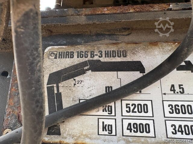 Flatbed Renault Kerax 380 6x4 Full Steel / Hiab 166B-3 / Remote...