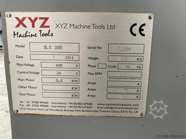 CNC lathe XYZ Machine Tools Proturn SLX 355 ProtoTRAK CNC Gap Be