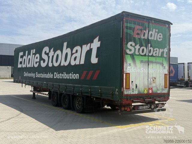 Auflieger mit Pritsche & Plane Schmitz Cargobull Curtainsider Mega