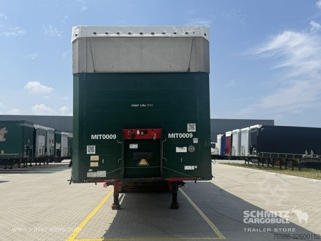 Auflieger mit Pritsche & Plane Schmitz Cargobull Curtainsider Mega