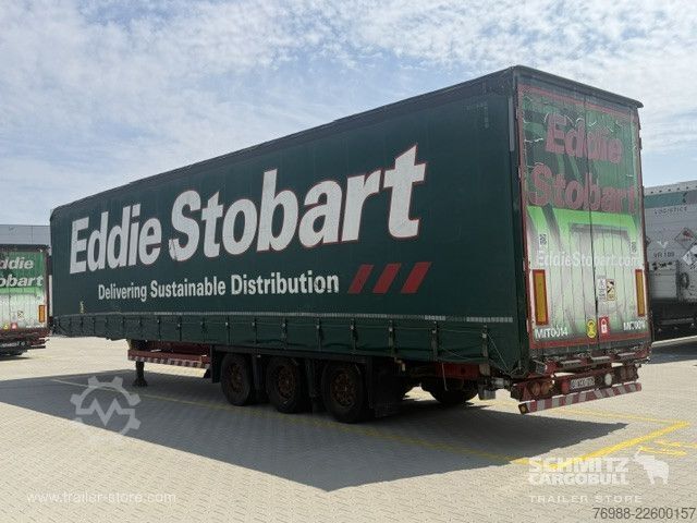 Auflieger mit Pritsche & Plane Schmitz Cargobull Curtainsider Mega