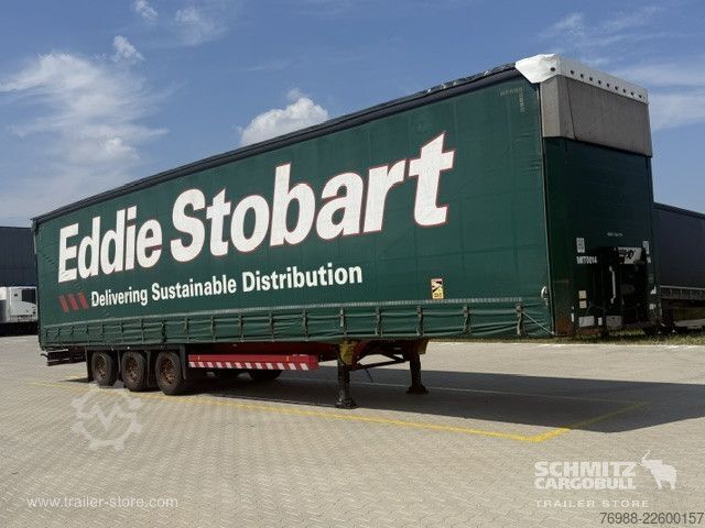 Auflieger mit Pritsche & Plane Schmitz Cargobull Curtainsider Mega