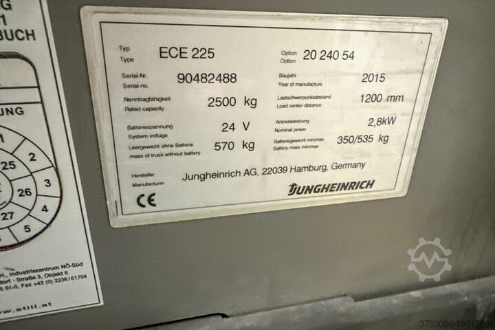 Niederhubwagen Jungheinrich ECE225