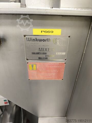 Stainless Steel Granulating Paddle Blender Mixer Winkworth RT400