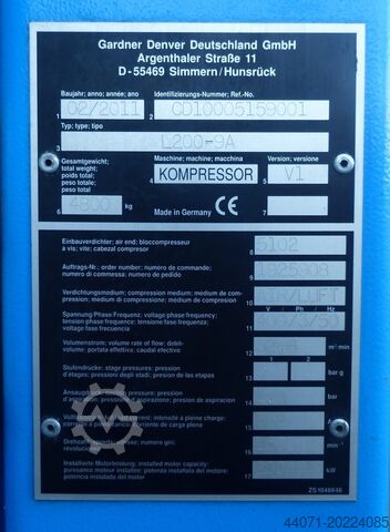 Screw compressor L200 CompAir L200