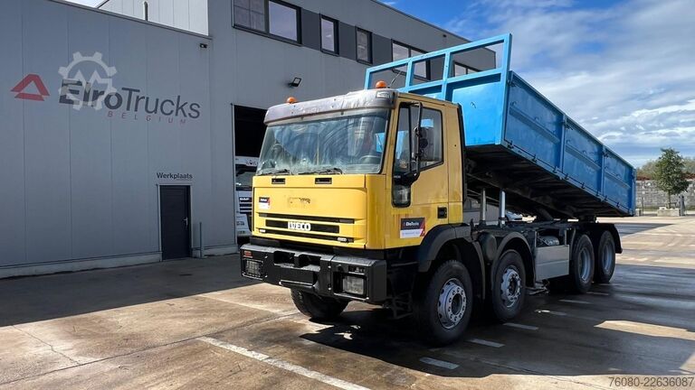 Kipper Iveco EUROTRAKKER 340 E 34 (POMPE MANUELLE / LAMES / ...