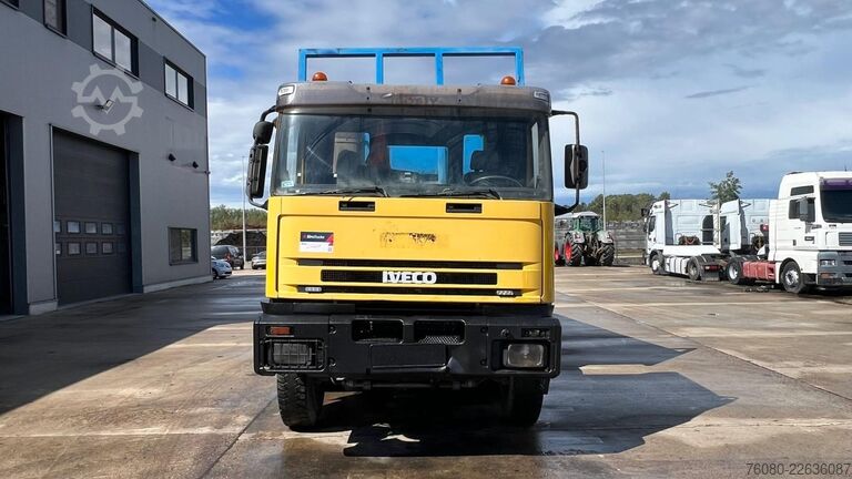 Kipper Iveco EUROTRAKKER 340 E 34 (POMPE MANUELLE / LAMES / ...