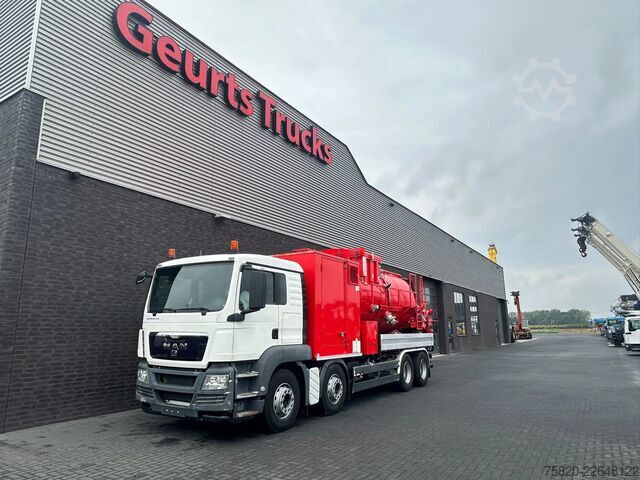 Saugfahrzeug MAN TGS 35.400 BB 8X4 + WIELAND B.V BB.8200/TG DROG...
