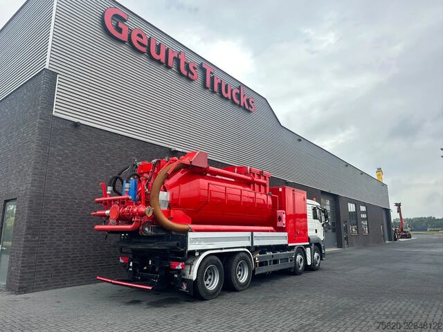 Saugfahrzeug MAN TGS 35.400 BB 8X4 + WIELAND B.V BB.8200/TG DROG...