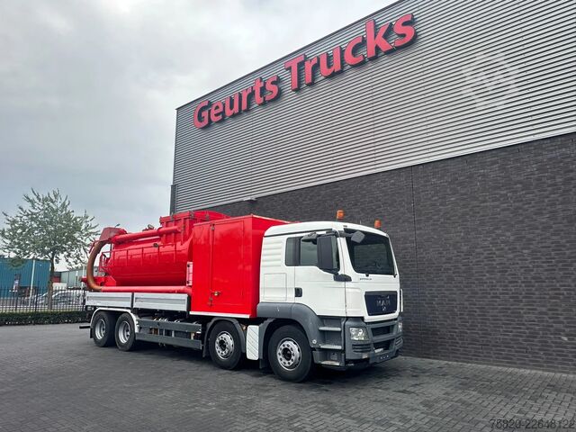 Saugfahrzeug MAN TGS 35.400 BB 8X4 + WIELAND B.V BB.8200/TG DROG...