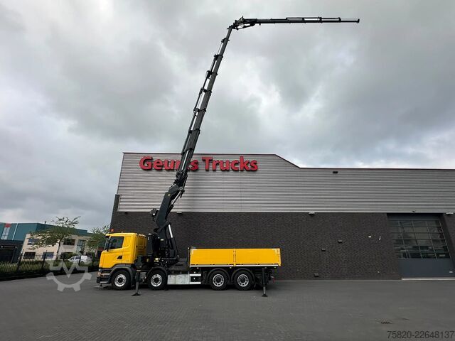 Kranwagen Scania G450 8X4 BAKWAGEN + PALFINGER PK 110002 = JIB P...